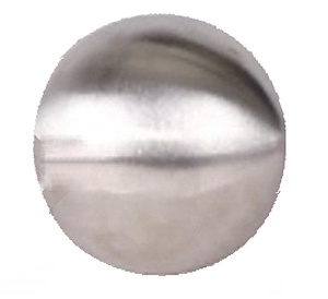Dekorace koule šlechtěná ocel matná 28 cm 1 kus