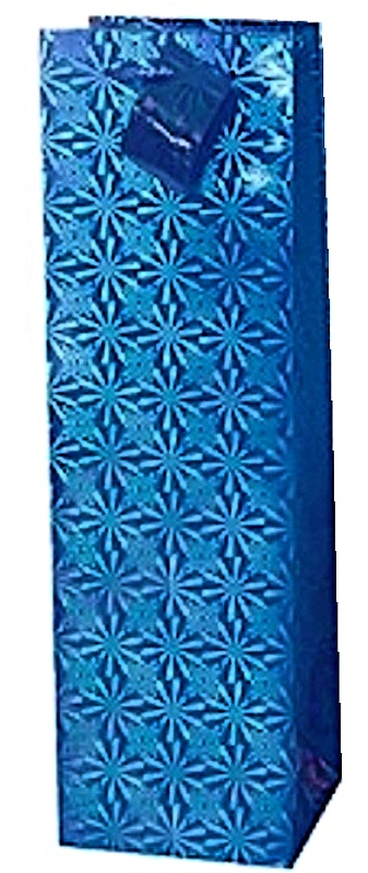 Dárková taška papírová 34x10x9 cm - modrá
